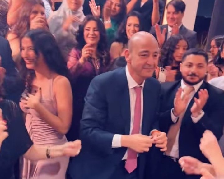 أول ظهور معا بعد الانفصال.. عمرو أديب ولميس الحديدي يحتفلان بخطوبة ابنهما نور